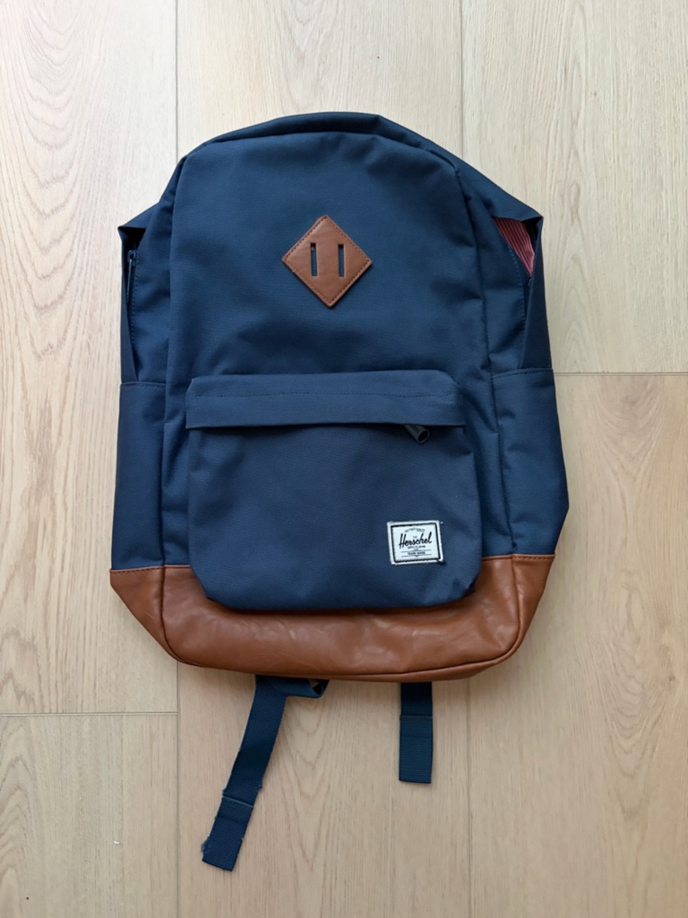 Herschel Supply Company Navy Backpack with Brown base